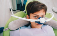 Child in shanghai gets nitrous oxide during pediatric dentistry treatment